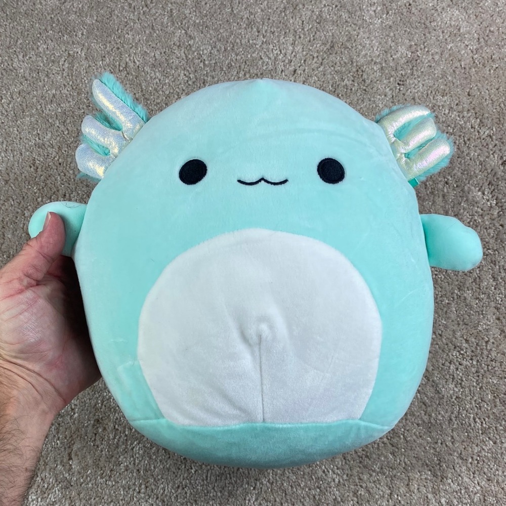 Squishmallows Anastasia the Axolotl Teal Blue 10 Inch Plush Kellytoy SQK2497